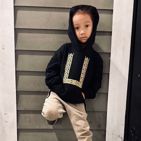 Kids Barong Hoodie Pullover