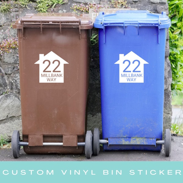 Custom Wheelie Bin Stickers Decals