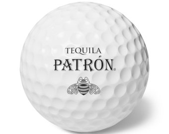 Palline da golf personalizzate Patrón Tequila, 6 pezzi