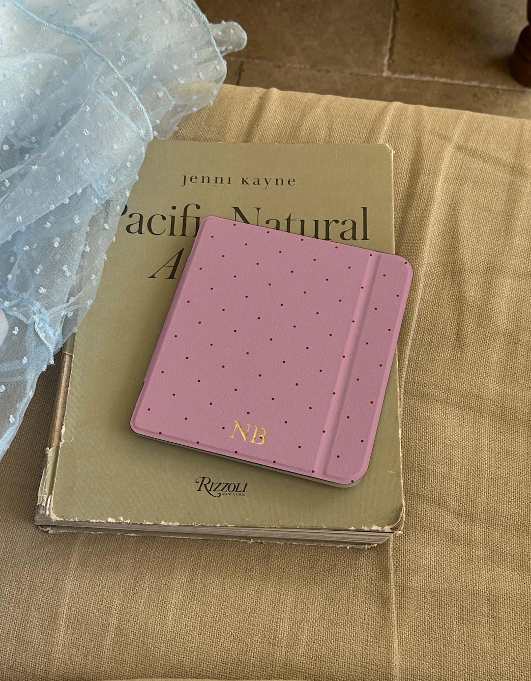 Polka Dot Personalized Kobo Case Detachable Magnetic Kindle Case ...