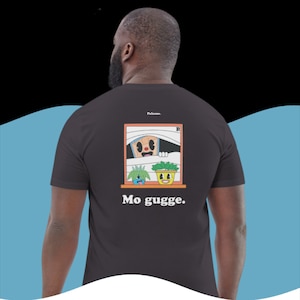 Mo gugge. Backprint - Shirt Biowolle - Unisex