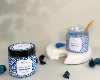 Moroccan Nila Mask for Face & Body | Traditional Brightening Ritual Mask | Natural Skincare