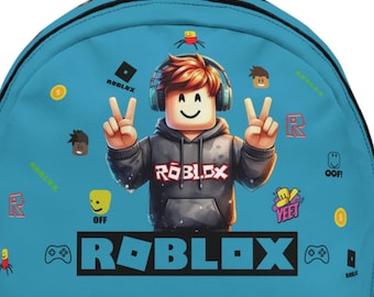 Back to school, School supplies, Roblox, Roblox All-over-print backpack, Free Shipping