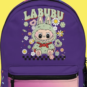 Back to school, Labubu backpack, Labubu, School supplies, Kids bookbag, FREE SHIPPING
