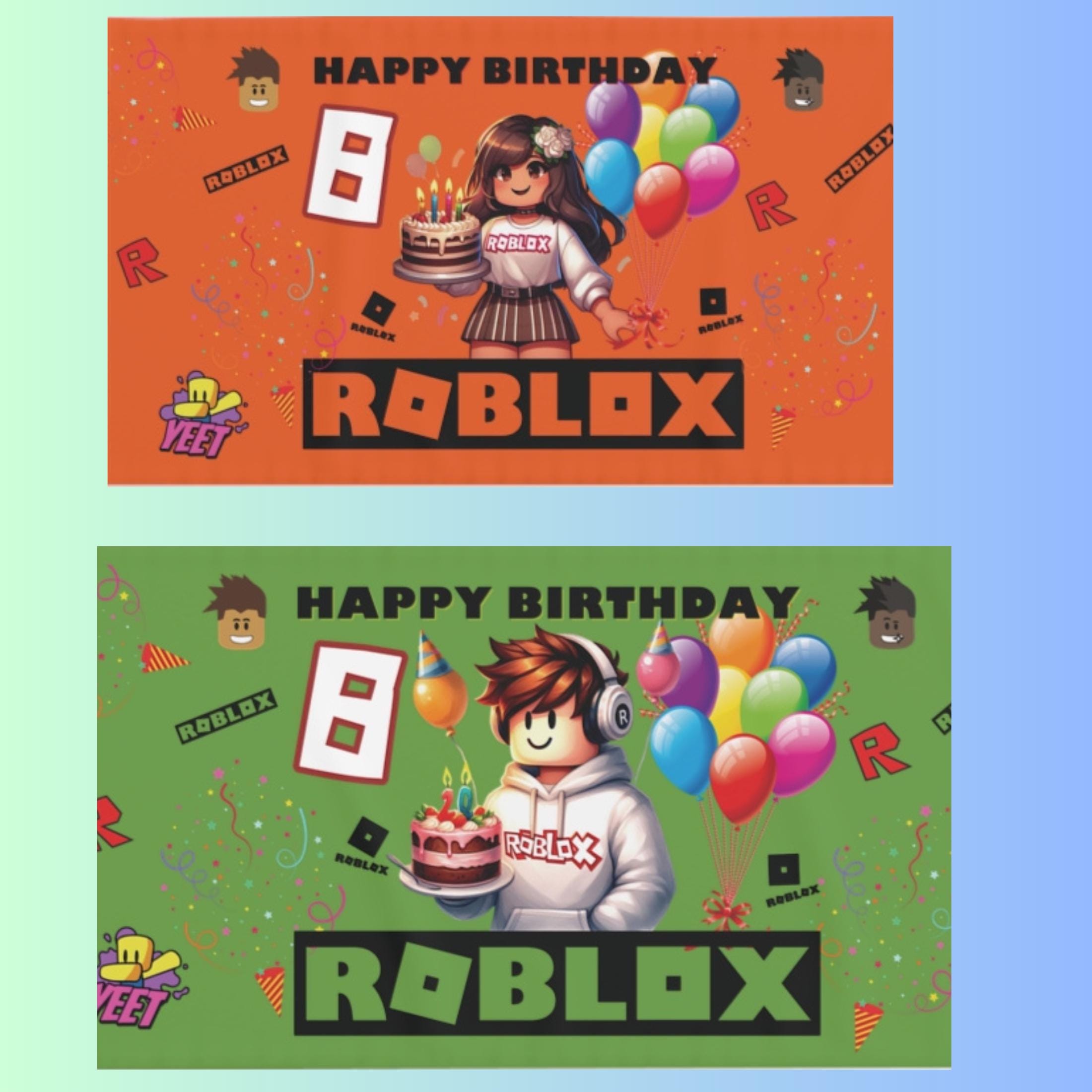 Roblox, Roblox Birthday, Kid Party Decorations, Video Gamer Party