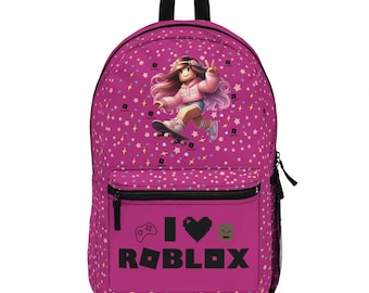 Roblox, Gamer gift, Roblox birthday gift, Kids Christmas gift, Roblox "Skateboard Girl" Backpack, Free Shipping