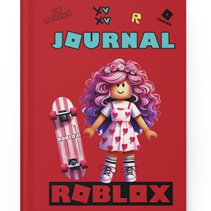 Kids hardcover Journal, gift for kids, Journal, Roblox, Roblox birthday gift, Stationary, Personalized Roblox Hardcover Journal