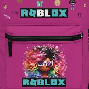 Powrót do szkoły, artykuły szkolne, prezent dla gracza, Roblox, plecak Roblox „Dziewczęcy”, darmowa wysyłka