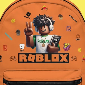 Back to school, School supplies, Roblox, Roblox birthday, Kids backpacks, Gamer backpack, Roblox Book Bag backpack , Free shipping
