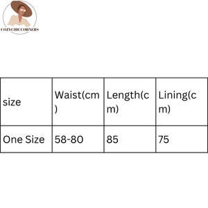 Women's Long Skirt Ruffle High Waist Stylish Loose Skirt image 7