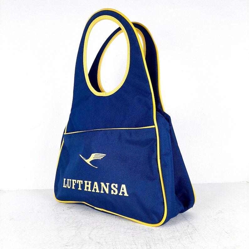 Vintage Lufthansa Handgepäcktasche
