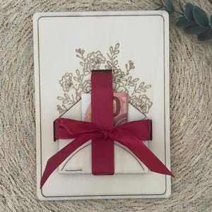 Houten cadeaukaart – perfect voor geldgeschenken en vouchers