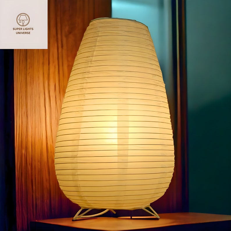 Japanese Tall Rice Paper Lamp 3 Dimmable Colour Floor Japanese Lamp