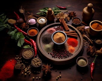 Kitchen | spices | Posters | Digital Download | Picture