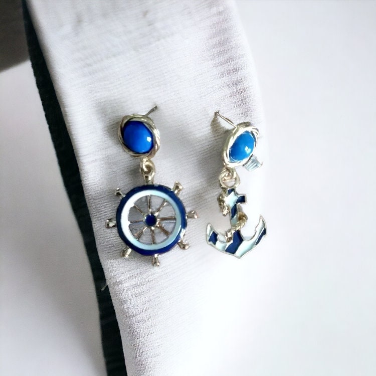 Drop Earring Dadem Navy - Elk Accessories
