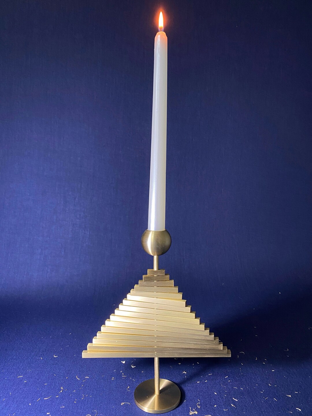 Handmade Brass Candlestick , Brass Candleholder , Brass Candlestick