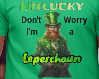 Funny Leprechaun Graphic T-Shirt - St. Patrick's Day Irish Pride