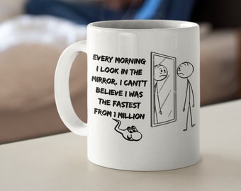 Taza de café con chiste sobre esperma - Regalo motivacional para la oficina - 15 oz