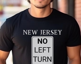 Zabawna koszulka z New Jersey: Zakaz skrętu w lewo, Jersey Pride