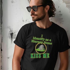 Camiseta divertida de piedra de Blarney, camiseta del día de San Patricio, camiseta con humor irlandés, regalo para amigos, camiseta unisex de algodón grueso, ropa festiva, orgullo irlandés