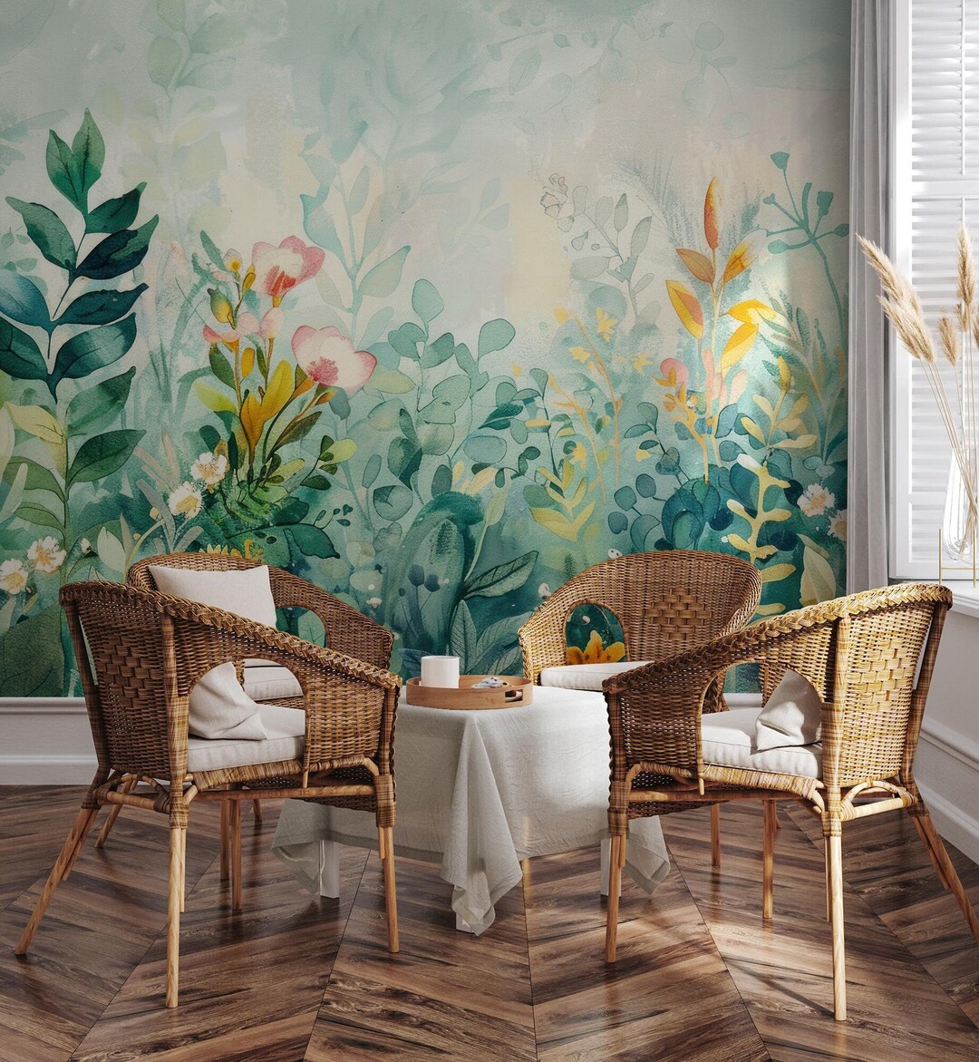 Picture of Living and Faux Plant Wall Inspiration | Apartment Therapy