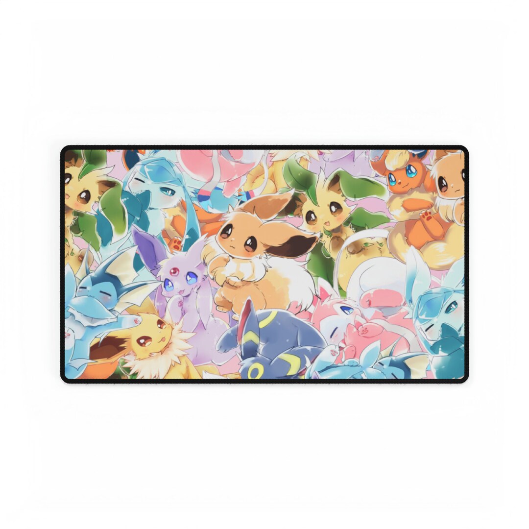Colourful Eevee Eeveelutions Gaming / Office Desk Mat - Etsy