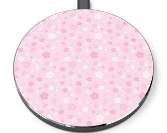 Pink Sakura Cherryblossom pattern Wireless Charger