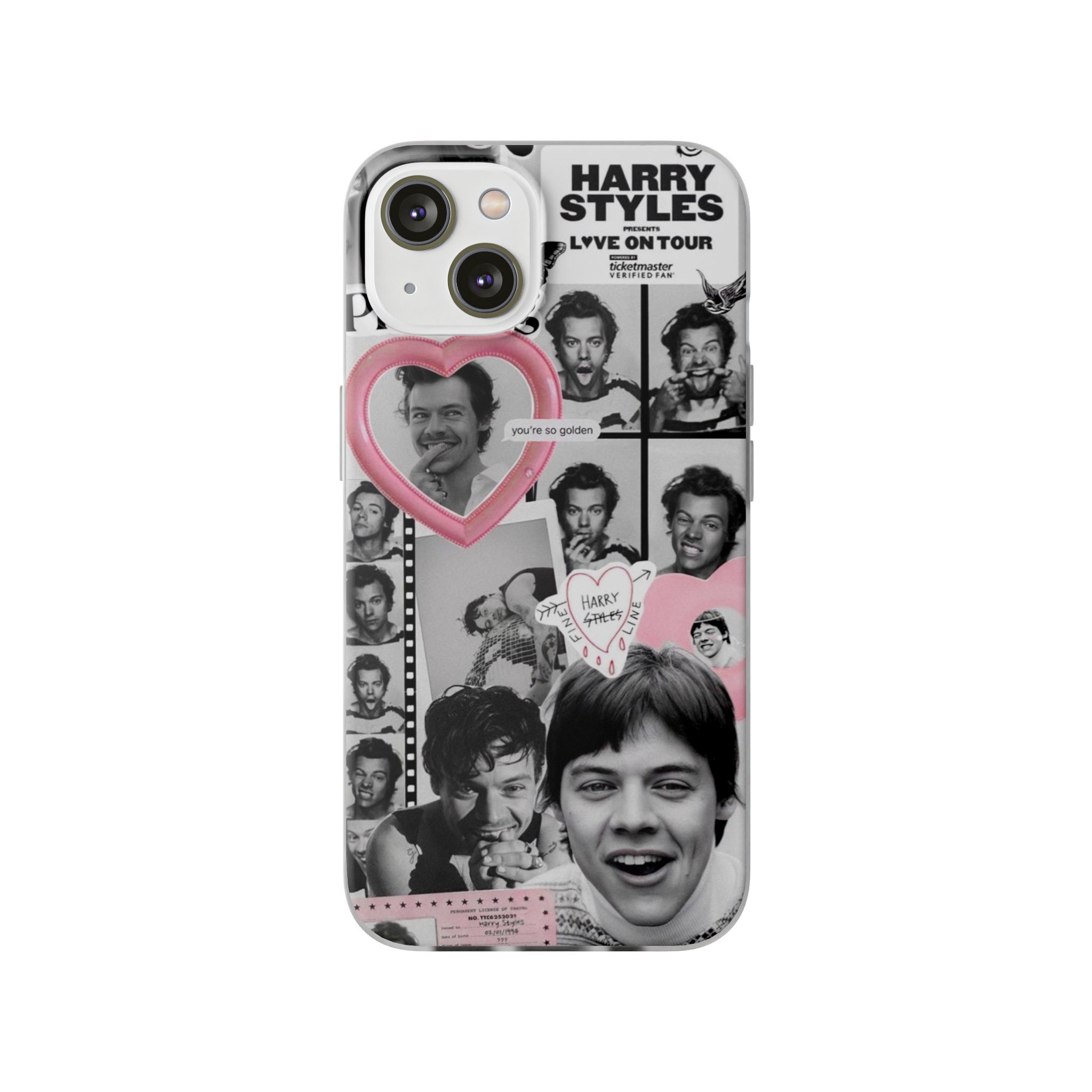 Harry styles collage flexi phone case