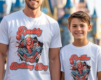 Spiderman Birthday Shirt, Spidey and Friends Birthday Shirt, Avengers Birthday Shirt, Superhero Birthday Its My Birthday Disney Birthday Boy