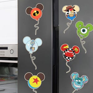 Magnete Disney Pixar Balloon Cruise Line, magnete Monster Inc Cars Toy Story Disney Cruise, porta della cabina Disney Family Cruise
