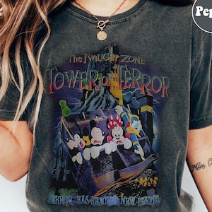 Retro Mickey And Friends Tower Of Terror Shirt, Kids Disney Shirt, Mickey And Friends Shirt, Hollywood Studios Shirt, Disney Parks Shirt