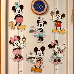 Personalized Mickey Minnie Birthday Magnet, Custom Best Birthday Ever Disney Cruise Line Magnet, Birthday Girl Boy Cruise Magnet