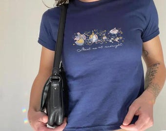 Meet Me at Midnight  Baby Tee, Cinderella Shirt, Watercolor Cinderella Castle Tee, Disney Princess shirt, Disneyland Trip 2025