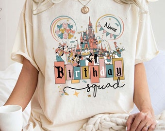Personalized Disneyland Birthday Shirt, Birthday Girl Disneyland Shirt, Disney Birthday Squad, WDW Birthday Shirt, Mickey Birthday