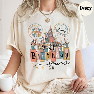 Personalized Disneyland Birthday Shirt, Birthday Girl Disneyland Shirt, Disney Birthday Squad, WDW Birthday Shirt, Mickey Birthday
