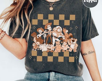 Koszulka "You've Got A Friend In Me Toy Story Comfort Colors", Koszulka "Toy Story Party 2025" Woody'ego Buzza, Do nieskończoności i dalej, Disney Toy Story