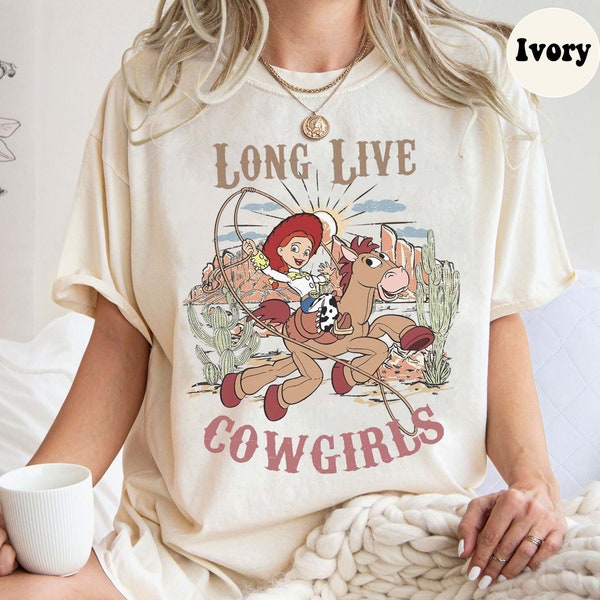 Disney Pixar Toy Story Jessie Long Live Cowgirls Shirt, Toy Story Shirt, Jessie Cowgirl Shirt, Disneyworld Shirt, Disney Family Shirts