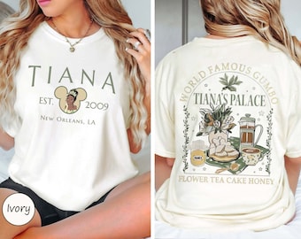 Princess and the Frog Comfort Colors Shirt, Tiana's Palace shirt, WDW Disney Princess Shirt, Princess Tiana shirt, Disneyland Vacation Shirt