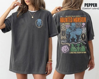 vintage Chemise The Haunted Mansion Comfort Colors, Chemise Stretching Room, Chemise The Haunted Mansion 1969, Chemise Disneyland Halloween