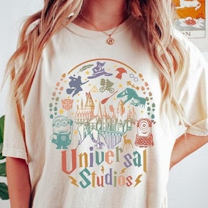 Vintage Disney shirt van Universal Studios, shirt van Universal Studios, shirt Disney Trip, shirt Disneyworld, shirt Disney Family, gezinsvakantie