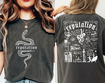 Comfort Colors Reputation T Shirt, Reputation Snake Shirt, Reputation Album Shirt, The Eras Tour 2023 Shirt, Rep Shirt, Rep Classic Shirt