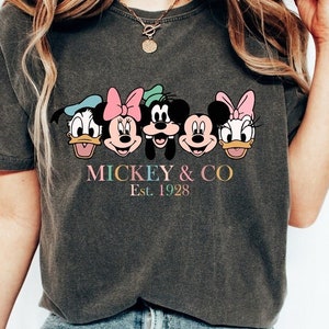 Retro Mickey & Co 1928 Shirt, Vintage Disney Shirt, Mickey And Co, Disneyworld Shirts, Family Mickey And Friends Shirt, Disney Family Shirt