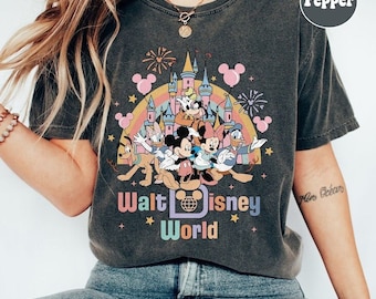Vintage Mickey und Freunde Komfort Farben Shirt, Disneyworld Est 1971 Shirt, Magic Kingdom Shirt, Kinder Disney Shirt, Disneyworld Shirts,