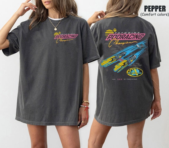 Retro Tatooine Podracing Champion Comfort Colors Shirt, Star Wars Washed T-shirt, Hollywood Studios Shirt, Galaxy's Edge Trip Shirt