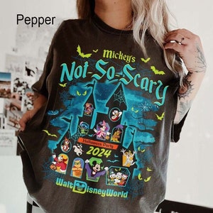 Mickey&#39;s Not So Scary Halloween party 2024 shirt, Mickey & friends New outfit 2024 Halloween shirt, Family Group matching costume WDW Tee