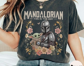 Camiseta Mandolorian Comfort Colors, Camisetas This is the Way, Camiseta Star Wars Disneyland, Camiseta Star Wars Disneyworld, Camiseta de Darth Vader, Estrella de la Muerte