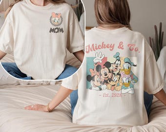 Retro Mickey Minnie Checkered Shirts, Mickey and Friends Shirt, Disney Trip Shirt, Checkered Mickey Shirt, Disney Family Vacation Shirt