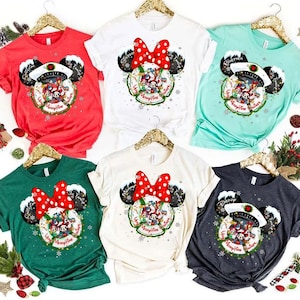 Camiseta personalizada de cruceros Very Merry Time, camisetas navideñas familiares de cruceros Disney, camisetas de cruceros de Mickey y sus amigos, camiseta de vacaciones navideñas de Disney
