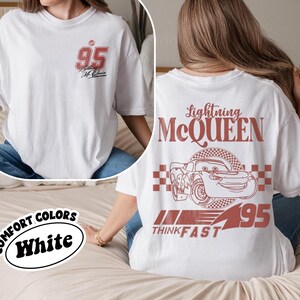 Lightning McQueen Cars Shirt, Disney Cars Shirt, Pixar Cars Shirt, Disney Cars Land Tee, Lightning McQueen Shirt, Piston Cup shirt image 7