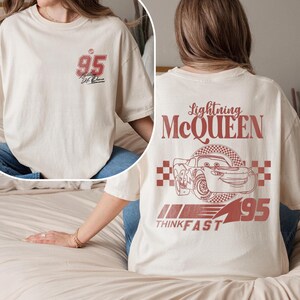 Lightning McQueen Cars Shirt, Disney Cars Shirt, Pixar Cars Shirt, Disney Cars Land Tee, Lightning McQueen Shirt, Piston Cup shirt image 10